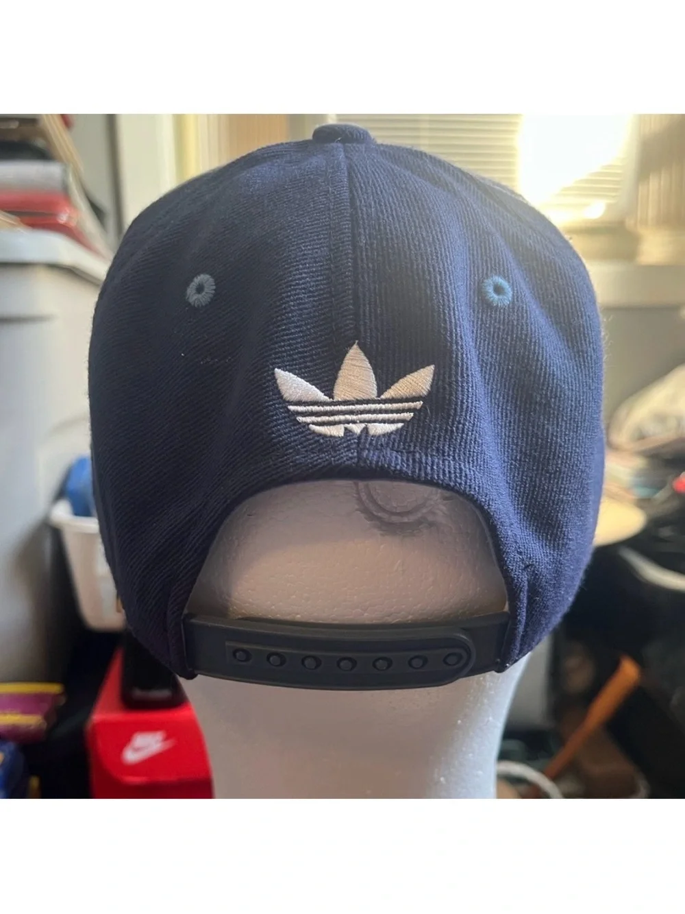 Retro Memphis Grizzlies NBA Blue adidas Snapback Hat Vancouver Grizzlies Cap